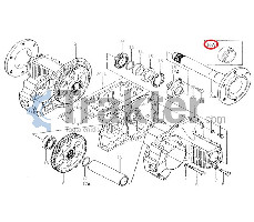 WELLENDICHTRING HINTERRAD ORIGINAL ISEKI 1444-324-007-00