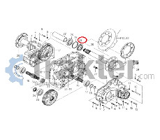SELLO DE RUEDA TRASERA ORIGINAL ISEKI 1568-307-200-30