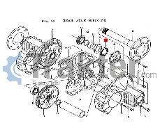 GUARNIZIONE RUOTA POSTERIORE ORIGINAL ISEKI V742-168-900-70