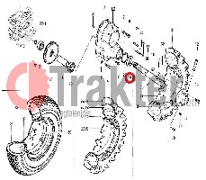 GUARNIZIONE RUOTA POSTERIORE 1427-307-004-00 OEM