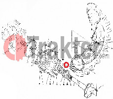 SELLO DE RUEDA DE EJE TRASERO KUBOTA ORIGINAL 34150-27560 34150-27561