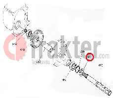 GUARNIZIONE RUOTA POSTERIORE ORIGINAL KUBOTA 66611-17120