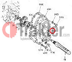 GUARNIZIONE RUOTA POSTERIORE ORIGINAL KUBOTA 66621-17130 66621-17131