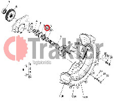 GUARNIZIONE RUOTA POSTERIORE ORIGINAL KUBOTA 67111-17150