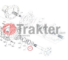 SEAL REAR WHEEL ORIGINAL KUBOTA tc403-27560 31359-44510 td250-27560