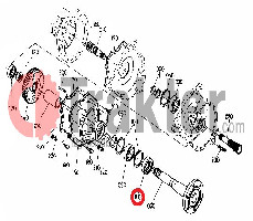 GUARNIZIONE RUOTA POSTERIORE tc403-27560 31359-44510 td250-27560 OEM