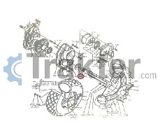 GUARNIZIONE RUOTA POSTERIORE 09500-00014 OEM