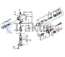 GUARNIZIONE LATERALE DADO VITE A SFERA VOLANTE IDRAULICO ESTERNO ORIGINAL ISEKI 1444-408-308-00
