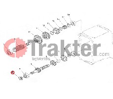 WELLENDICHTRING ACHSE GETRIEBE ORIGINAL KUBOTA 67111-14190