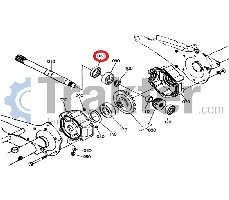 WELLENDICHTRING PTO BODENFRÄSE 09500-30458 OEM
