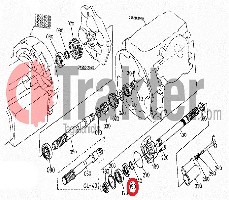 GUARNIZIONE PTO ORIGINAL KUBOTA 35340-25360