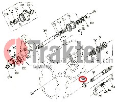 GUARNIZIONE PTO ESTERNA 38240-25370 OEM