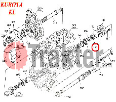 GUARNIZIONE PTO ORIGINAL KUBOTA 37150-25360