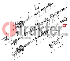 WELLENDICHTRING PTO ORIGINAL KUBOTA 09500-35558