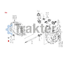 GETRIEBEDICHTUNG ORIGINAL ISEKI V744-120-420-80