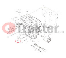 SEAL CRANKSHAFT FRONT ORIGINAL KUBOTA 09550-00008