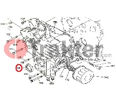 KURBELWELLENDICHTRING VORN ORIGINAL KUBOTA 15841-04140 15877-04140