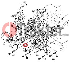 KURBELWELLENDICHTRING VORN ORIGINAL KUBOTA 19202-04140 19202-04140