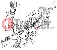 KURBELWELLENDICHTRING HINTEN 09560-00004 OEM 09560-00006 OEM