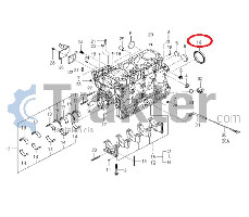 KURBELWELLENDICHTRING HINTEN ORIGINAL ISEKI 6209-625-003-20