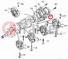 ΤΣΙΜΟΥΧΑ ΣΤΡΟΦΑΛΟΥ ΠΙΣΩ ORIGINAL KUBOTA 16433-04460