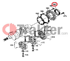 ΤΣΙΜΟΥΧΑ ΣΤΡΟΦΑΛΟΥ ΠΙΣΩ ORIGINAL KUBOTA 19215-04460