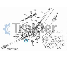 WELLENDICHTRING LENKUNG ORIGINAL KUBOTA 09500-16267 09500-16260