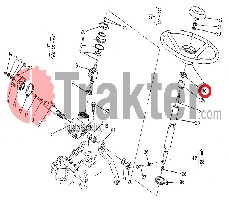 WELLENDICHTRING LENKUNG OBEN ORIGINAL KUBOTA 38240-16390