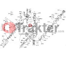 WELLENDICHTRING HYDRAULIK LENKWELLE OBEN ORIGINAL KUBOTA 35270-16140