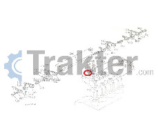 SEAL VALVE ORIGINAL KUBOTA 16241-13150 1c010-13150