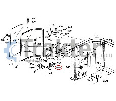 ΤΖΑΜΙ ΚΑΜΠΙΝΑΣ ΠΙΣΩ ΠΛΑΙΝΟ ΤΖΑΜΙ ΜΕΝΤΕΣΕΣ ORIGINAL KUBOTA T0270-71490