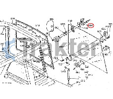 Traktorscheiben SCHARNIER ORIGINAL KUBOTA T0270-75610