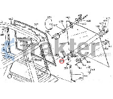 Traktorscheiben HALTERZYLINDER ORIGINAL KUBOTA T0270-61830