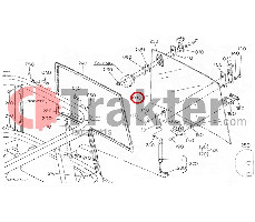 ΤΖΑΜΙ ΚΡΥΣΤΑΛΛΟ ΚΑΜΠΙΝΑΣ ΠΙΣΩ ORIGINAL KUBOTA t0270-71010 t1065-71010