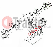 VALVE INLET ORIGINAL KUBOTA 1g673-13110 16241-13115 16241-13110