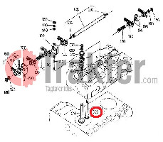 AUSLASSVENTIL ORIGINAL KUBOTA 16419-13120 1j860-13123 1j860-13120