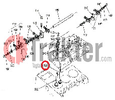 VALVE EXHAUST ORIGINAL KUBOTA 16484-13120 1G897-13120