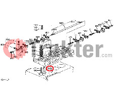 VALVOLA SCARICO ORIGINAL KUBOTA 17331-13120
