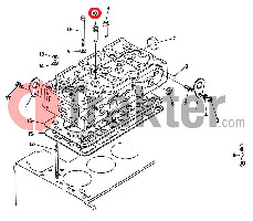 VALVOLA GUIDA SCARICO ORIGINAL KUBOTA 15261-13560