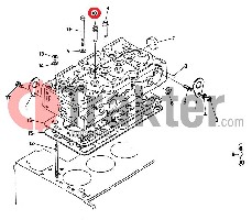 AUSLASS-VENTILFÜHRUNG ORIGINAL KUBOTA 15261-13560