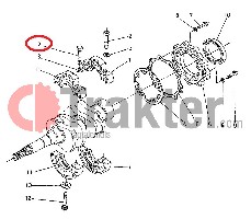 BOLT BEARING CASE ORIGINAL KUBOTA 15381-04540