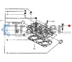BULLONE TESTA CILINDRO ORIGINAL ISEKI 6209-000-003-00 6209-000-044-00
