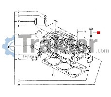 PERNO DE CABEZA CILÍNDRICA ISEKI ORIGINAL 6209-000-005-00