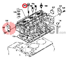SCHRAUBE BOLZENKOPF ORIGINAL KUBOTA 14601-03450