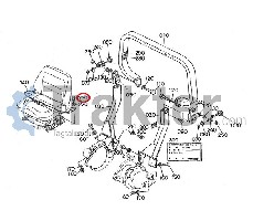 CINTURA DI SICUREZZA BULLONE ORIGINAL KUBOTA 01123-50820