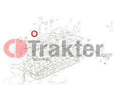BOLT CYLINDER HEAD WASHER PLAIN ORIGINAL KUBOTA 15901-03540