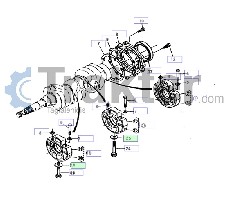 RONDELLA PIANA CUSCINETTO PRINCIPALE SCATOLA ORIGINAL KUBOTA 15521-94020