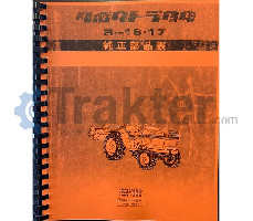 LIBRO DE REPUESTOS KUBOTA B1-16 KUBOTA B1-17COPIAR