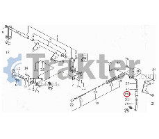 FRENO A MANO TURNBUCKLE ORIGINAL ISEKI 1444-122-002-00