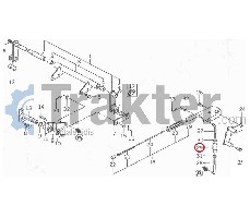 FRENO A MANO TURNBUCKLE ORIGINAL ISEKI 1444-122-002-00